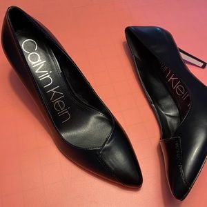Calvin Klein Pointy Black Heels